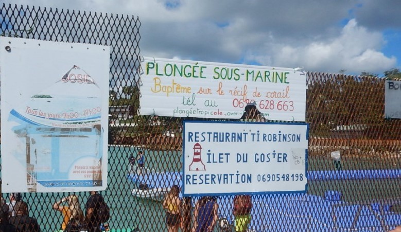 Plongée sous-marine à l'ilet gosier